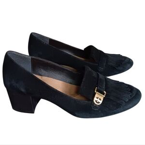 Giani Bernini Black Fringe Loafers